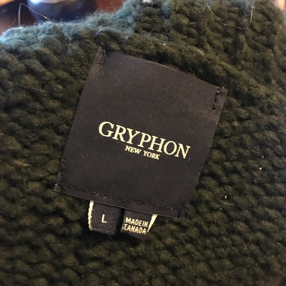 Green & Blue Gryphon Skull Sweater - Picture 5 of 6
